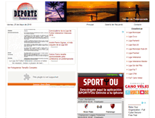 Tablet Screenshot of deportesonora.com